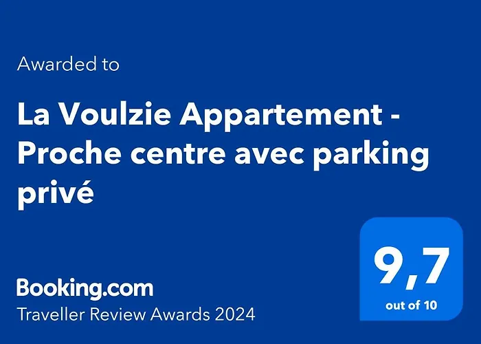 La Voulzie Appartement - Proche Centre Avec Parking Prive